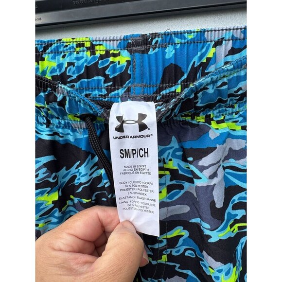 Under Armour Mens Swim Trunks Shorts Size Small With Pockets - Picture 6 of 6